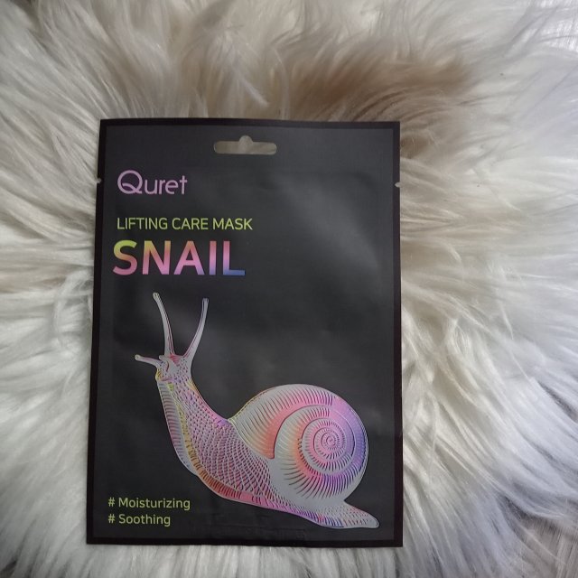 Quret Maska do twarzy w płacie, Lifting Care Mask, Snail 