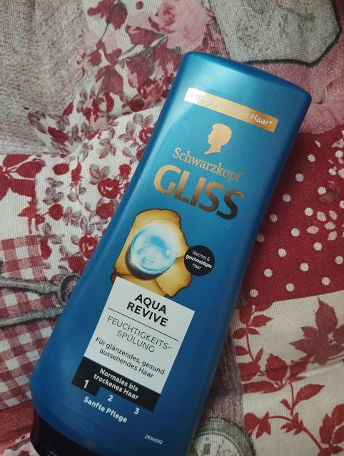 Schwarzkopf Gliss, Aqua Revive, Odżywka do włosów, Ekspresowa, Hyaluron Complex & Marine Algae