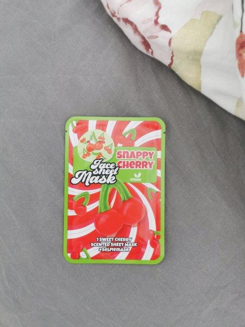 Maxbrands Marketing B.V. Face Sheet Mask, Maseczka do twarzy w płacie, Snappy Cherry