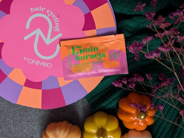 OnlyBio Hair Cycling, Maska do włosów, 15 minutowa kuracja, Intensywnie odżywcza, Oleje: makadamia, kameliowy, monoi, glinka marokańska