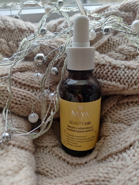 Miya Cosmetics Beauty lab, Serum do twarzy, Z witaminą C, Wyrównujące koloryt 