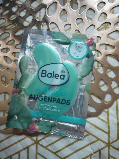 Balea Płatki pod oczy, Hydrożelowe, Augen Pads, Mit Hyaluron, Kaktuswasser 