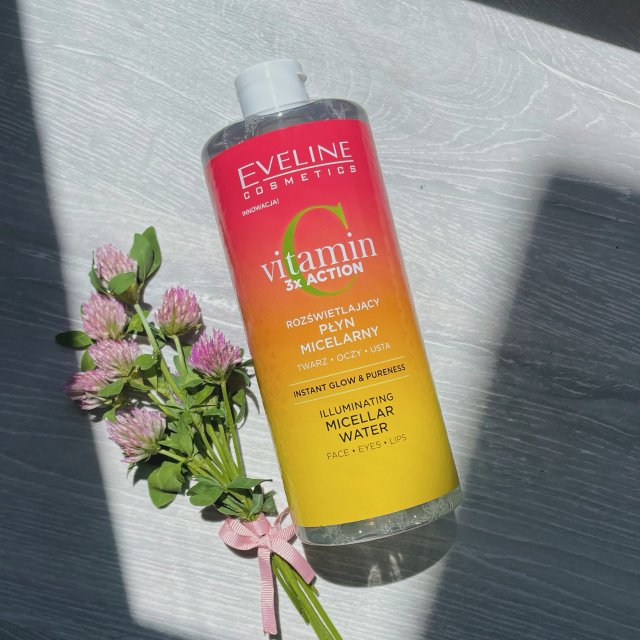 Eveline Płyn micelarny vitamin C 3x action, Instant Glow & pureness