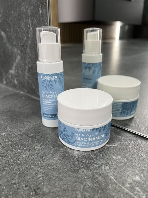 FlosLek Niacinamide, Krem do twarzy, Lekki, Nawilżający