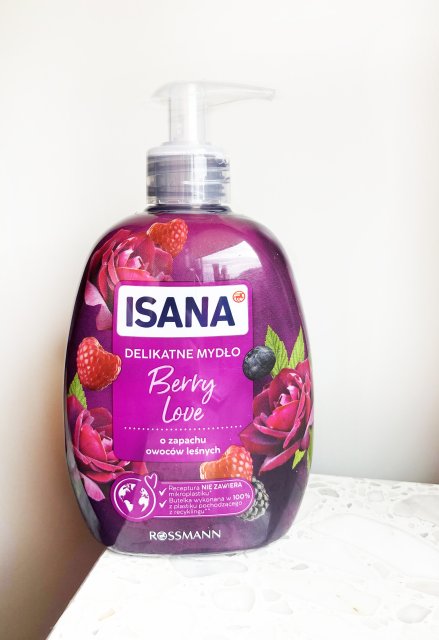 Isana Mydło do rąk w płynie, Berry Love 