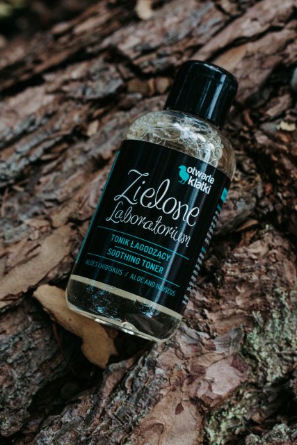 Zielone Laboratorium Tonik do twarzy, Łagodzący, Aloes i Hibiskus