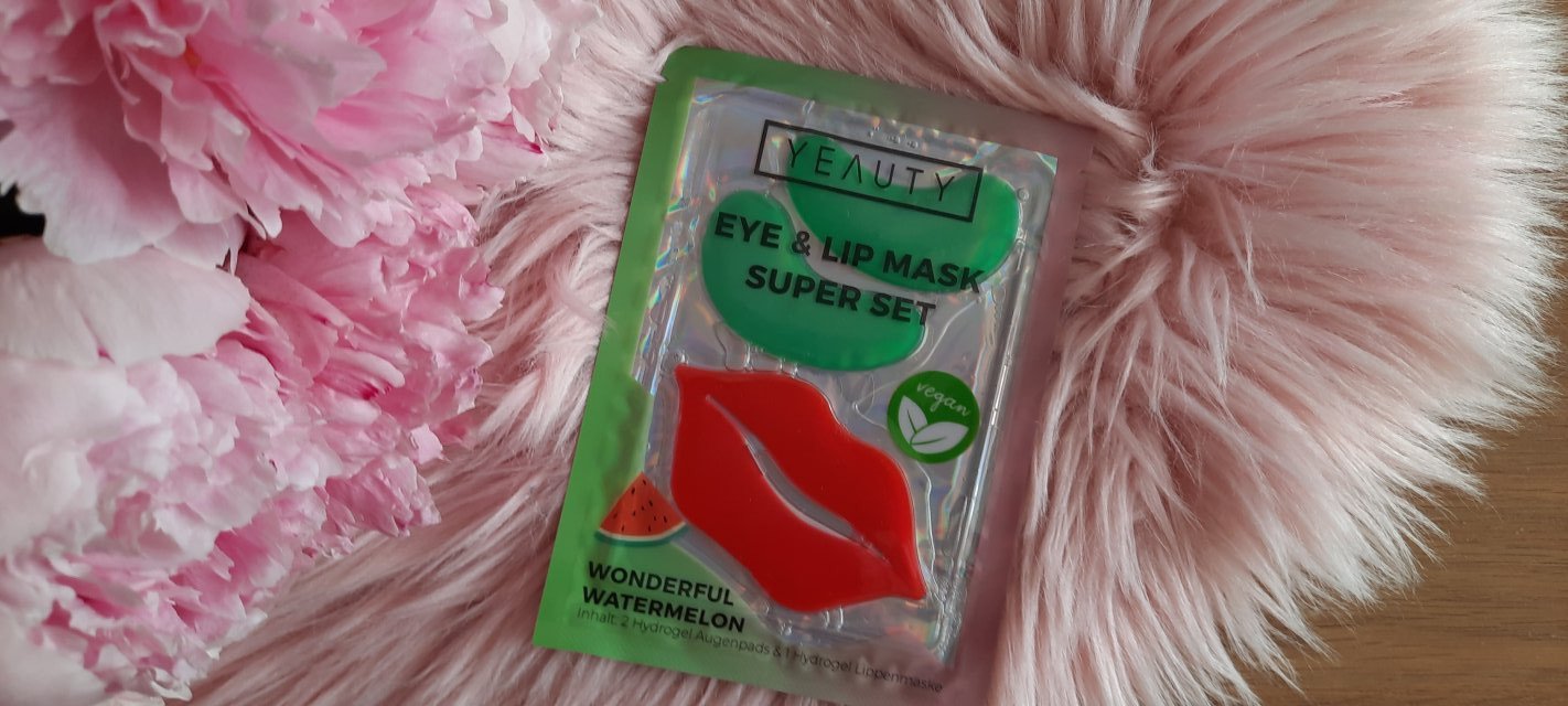 Yeauty Super Set, Eye & Lip Mask, Płatki pod oczy i maska na usta, Wonderful Watermelon