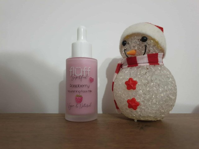 Fluff Superfood, Mleko do twarzy, Malina
