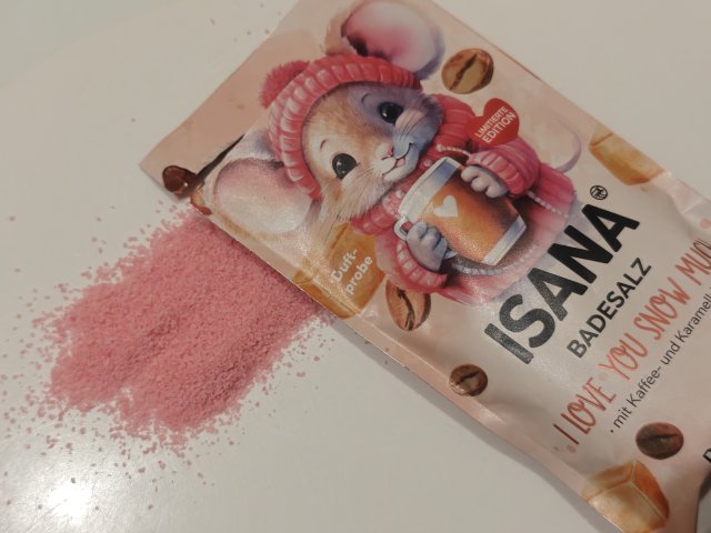 Isana I love you snow much, Sól do kąpieli 