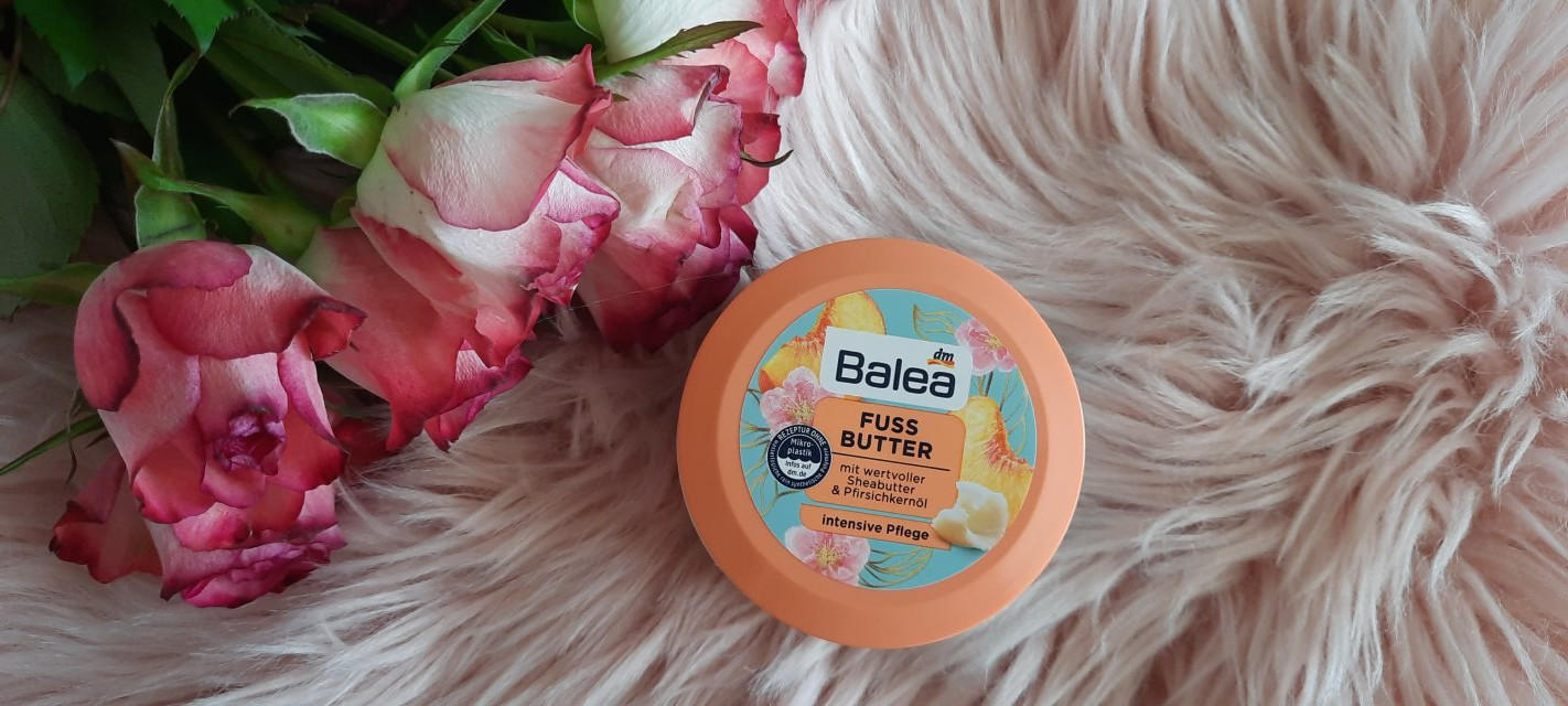 Balea Masło do stóp, Sheabutter & Pfirsichkernol