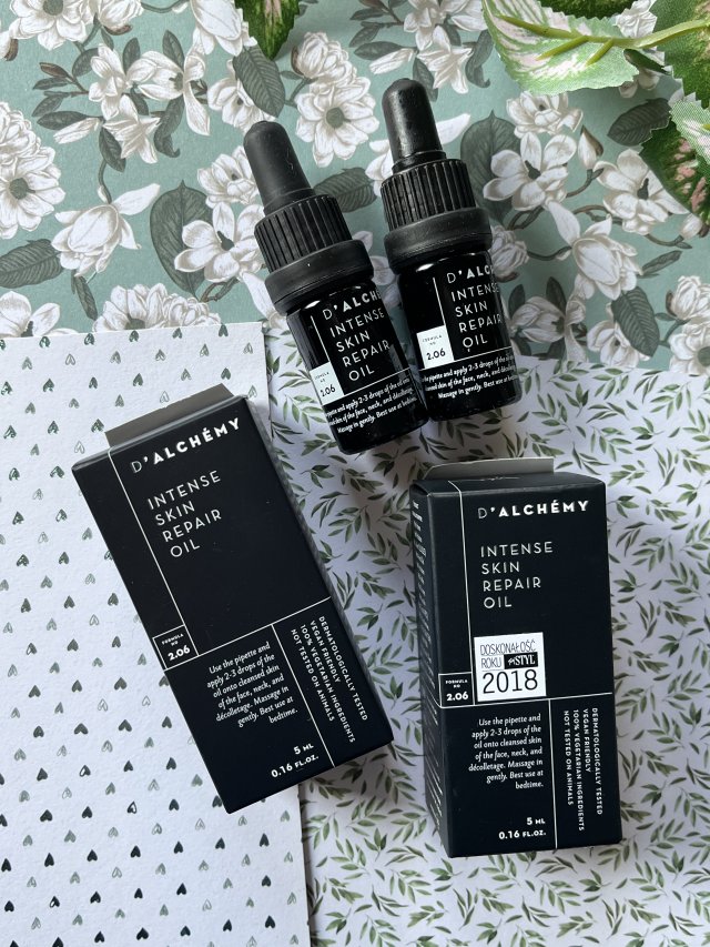d'Alchemy Olejek do twarzy, Intensive Skin Repair Oil, Intensywnie regenerujący