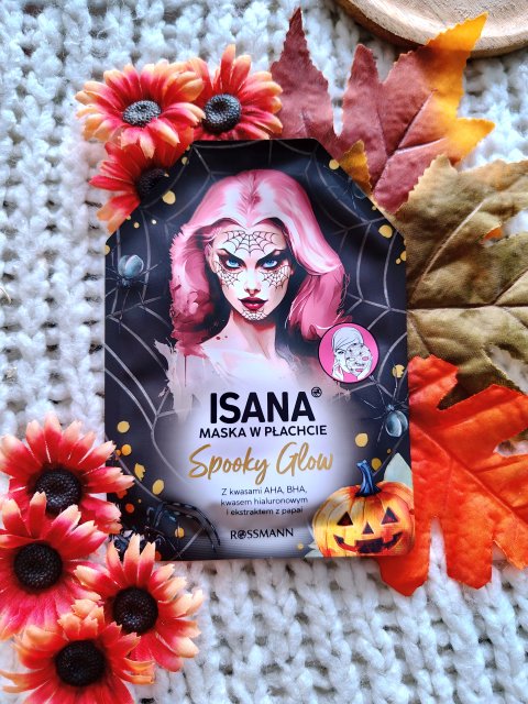 Isana Maska do twarzy w płacie, Spooky Glow