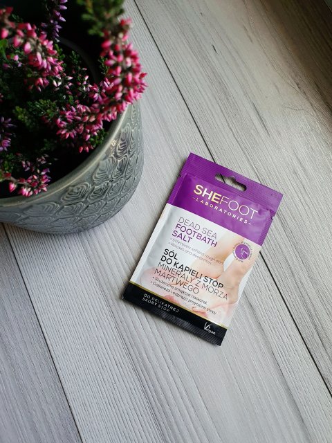 SheFoot Sól do kąpieli stóp Minerały z Morza Martwego