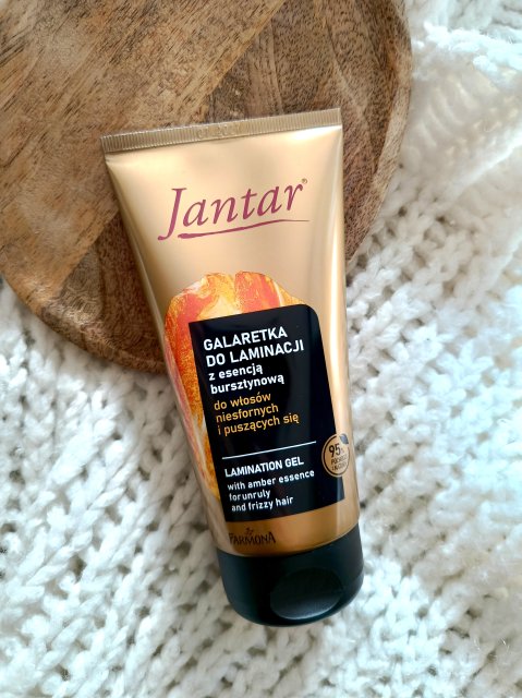 Farmona Jantar, Galaretka do laminacji włosów, Włosy niesforne i puszące się, Z esencją bursztynową