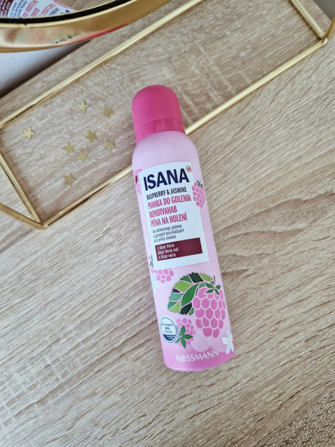 Isana Pianka do golenia, Raspberry & Jasmine