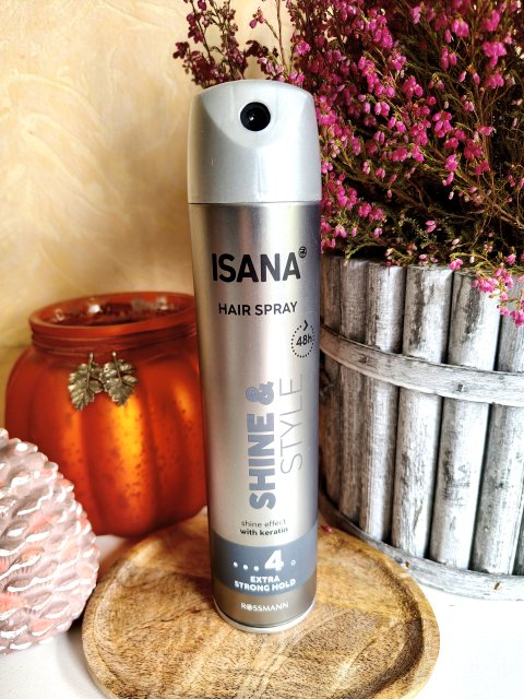 Isana Lakier do włosów, Shine & Style