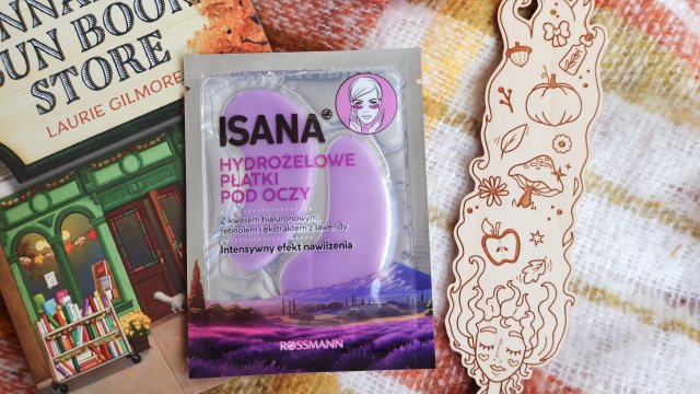 Isana Płatki pod oczy, Hydrożelowe, kwas hialuronowy, retinol, i ekstrakt z lawendy, Intensywny efekt nawilżenia