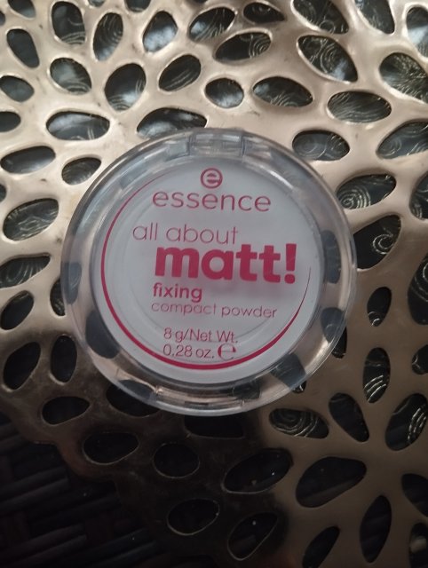 Essence All about matt!, Fixing compact powder, Matujący puder w kompakcie