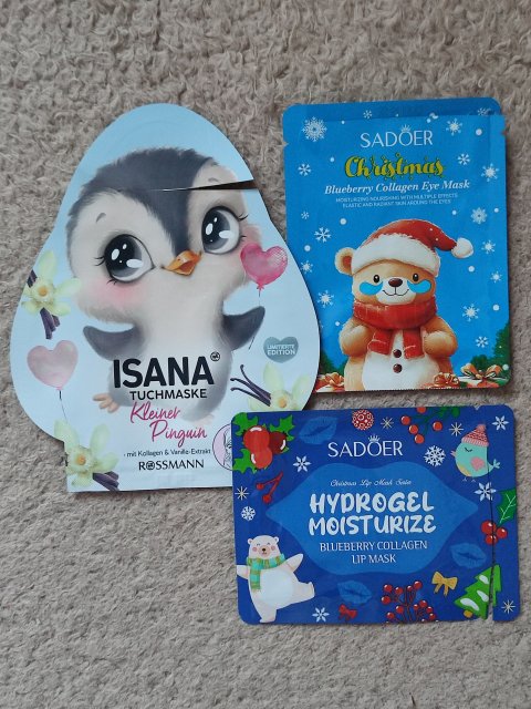 Denkowanie część druga :) Grudzień, kosmetyki w świątecznych opakowaniach lub w świątecznych kolorach: czerwonym, zielonym i złotym 