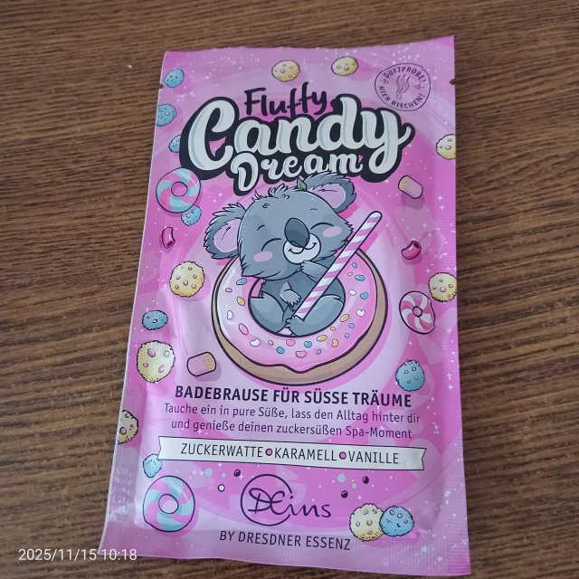 Dresdner Essenz Puder do kąpieli, Fluffy Candy Dream 