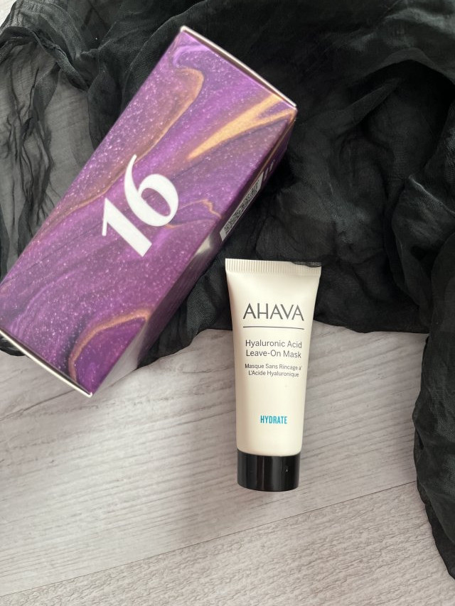 Ahava Maseczka do twarzy, Hyaluronic Acid Leave-On Mask, Nawilżająca, Hydrate