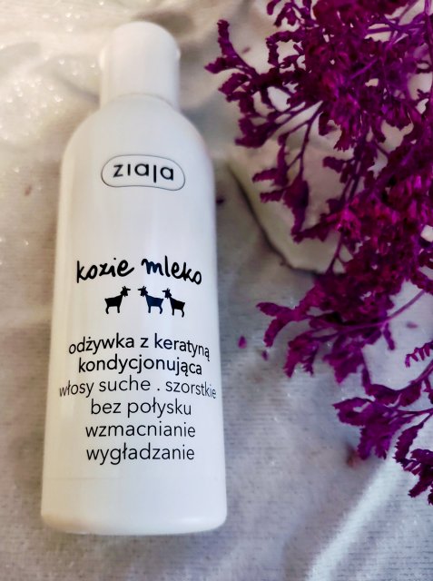 Ziaja Kozie Mleko, Odżywka do włosów, Kondycjonująca, Z keratyną, Włosy suche, szorstkie, bez połysku, Wzmacnianie, Wygładzanie