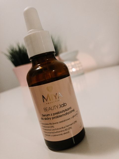 Miya Cosmetics Beauty lab, Serum do twarzy, Z prebiotykami, Do skóry problematycznej