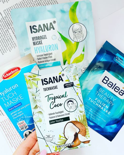 Isana Maseczka do twarzy w płacie, Tropical Coco 