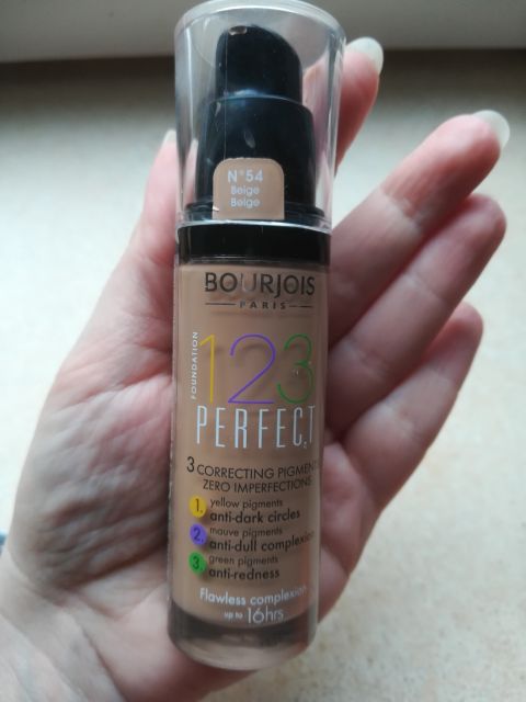 Bourjois 123 Perfect Foundation, Podkład do twarzy, 54 Beige