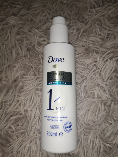 Dove 1 Minute Milk gel - 1 minutowa lekka odżywka do włosów