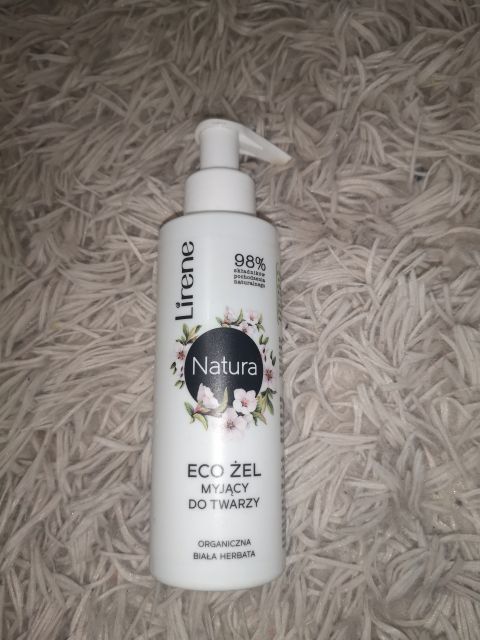 Lirene Natura, Eco, Żel myjący do twarzy, Organiczna biała herbata