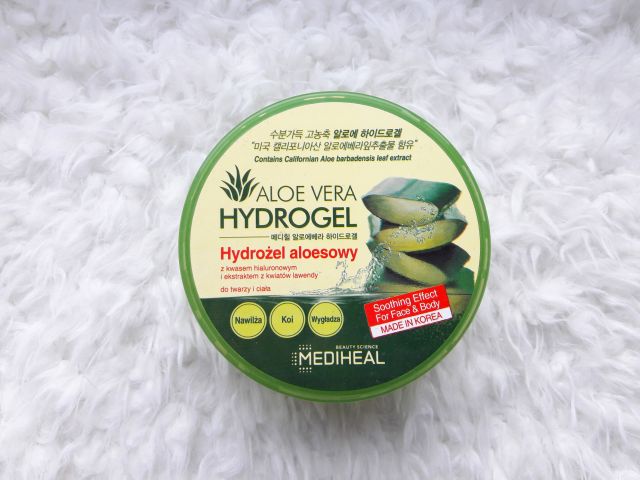 Mediheal Hydrożel do twarzy i ciała, Aloesowy, Kwas hialuronowy, Ekstrakt z kwiatów lawendy 