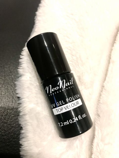 Neonail Lakier hybrydowy, Top Velour