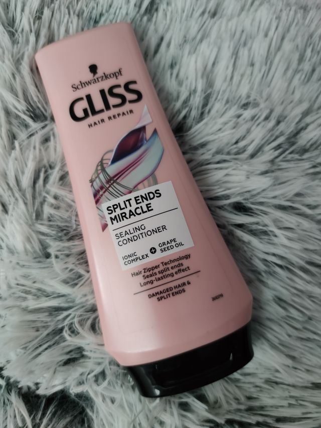Schwarzkopf Gliss, Split Ends Miracle, Odżywka do włosów, Z kompleksem jonowym i olejem z pestek winogron