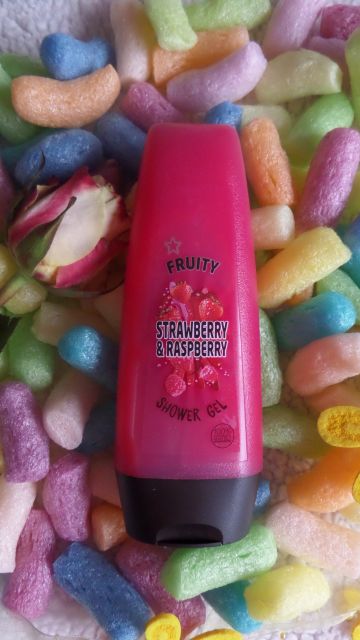 Fruity Shower Żel pod prysznic, Strawberry & Raspberry