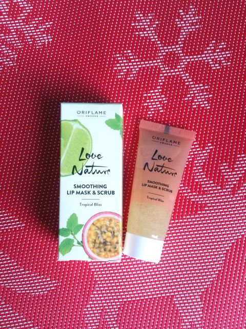 Oriflame Love Nature, Maseczka i scrub do ust, Tropical Bliss