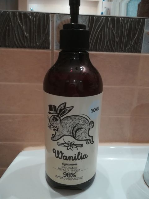 YOPE Mydło w płynie, Wanilia i cynamon