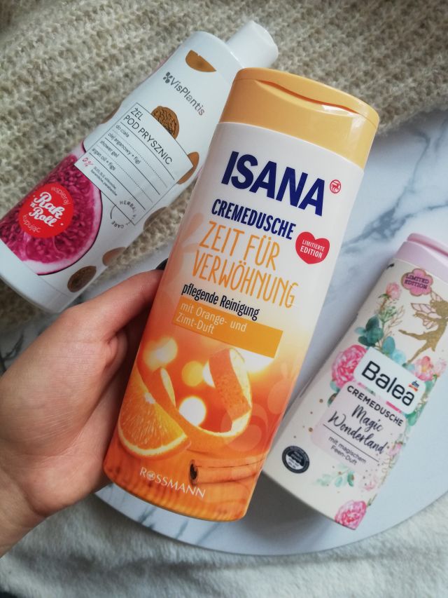 Isana Żel pod prysznic, Zeit fur Verwohnung, Pomarańcza i cynamon