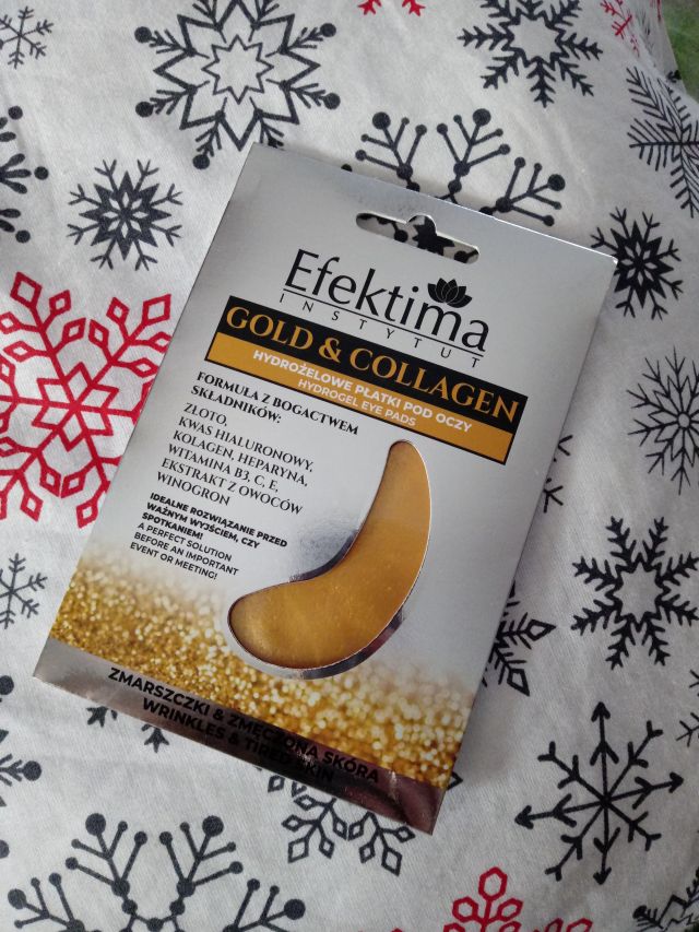 Efektima Gold & Collagen, Płatki pod oczy, Hydrożelowe, Zmarszczki i zmęczona skóra