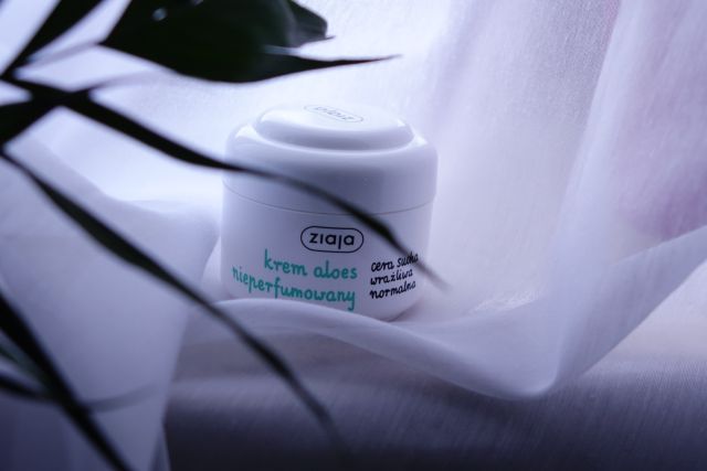 Ziaja Krem BIO aloesowy nieperfumowany do cery normalnej, suchej, wrażliwej 50ml