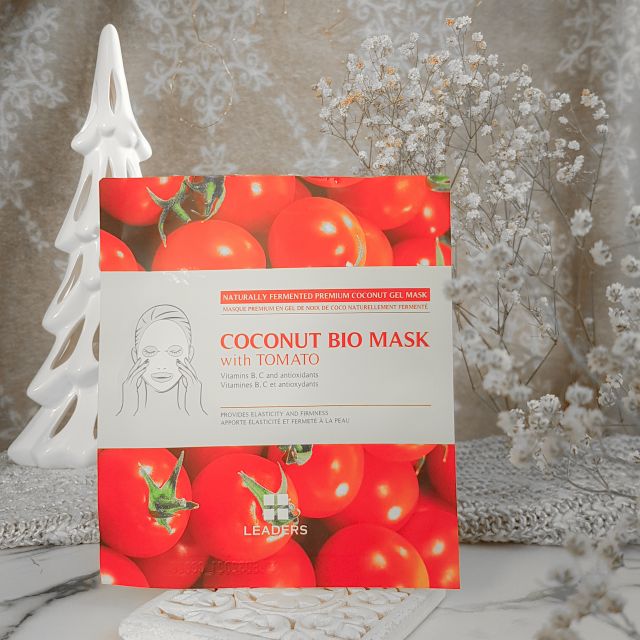 Leaders Cosmetics Coconut Bio Mask with Tomato, Maska w płachcie z ekstraktem z pomidora