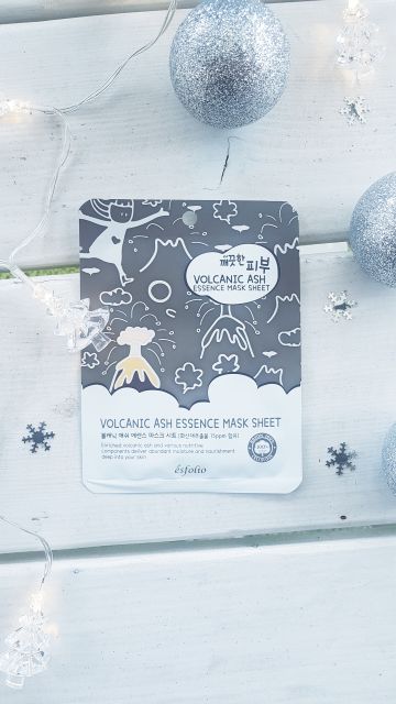 ésfolio Maska do twarzy w płacie, Pure Skin Essence Mask, Volcanic