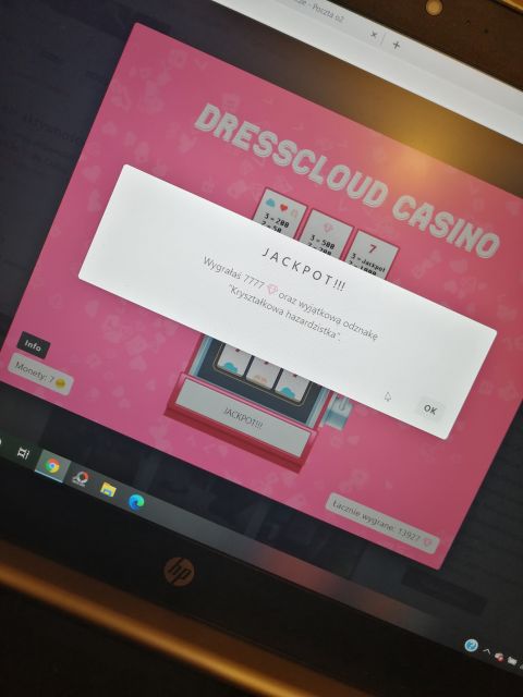 Urodzinowe kasyno DressCloud 