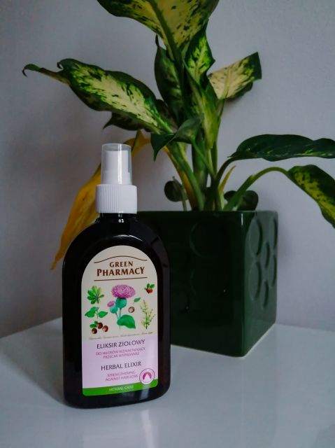 Green Pharmacy Eliksir do włosów w sprayu, Ziołowy, Wzmacniający, Przeciw wypadaniu włosów