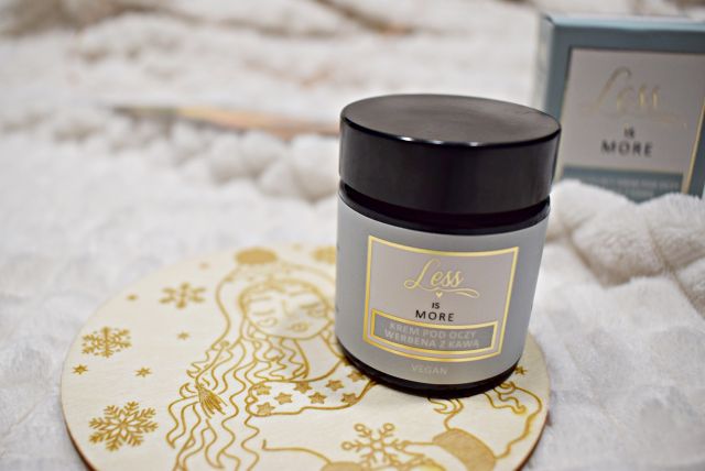 Less is more Krem pod oczy, Nawilżający, Werbena z kawą