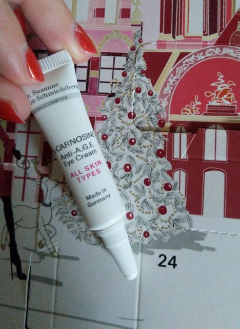 Krem pod oczy Dr. Susanne von Schmiedeberg, Derma Cosmetics, L-Carnosine Anti-A.G.E. Eye Cream kalendarz adwentowy Douglas