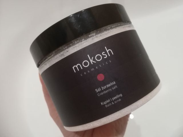 Mokosh Sól żurawinowa, Kąpiel i peeling