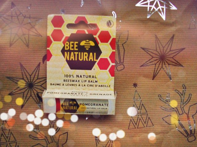 Bee Natural Pomadka ochronna do ust, Granat 
