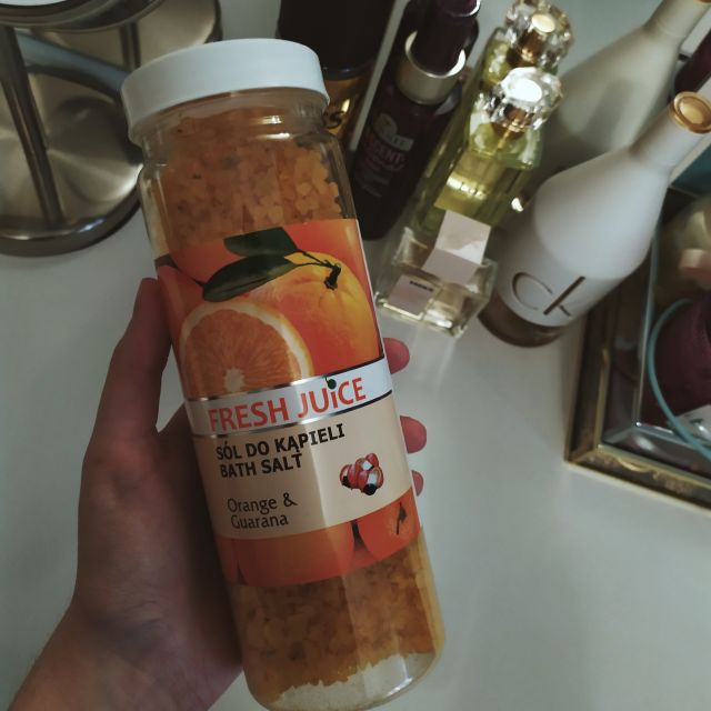 Fresh Juice Sól do kąpieli, Orange & Guarana
