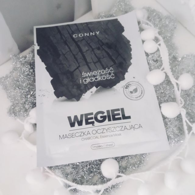 conny, maska oczyszczająca,węgiel drzewny